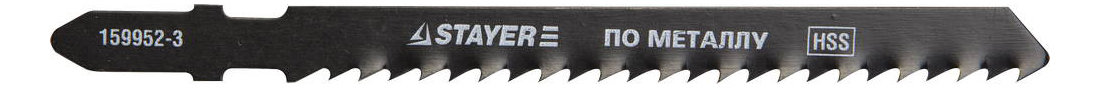 Пилка по металлу для лобзика Stayer 159952-3 метчик для сквозных и глухих отверстий stayer