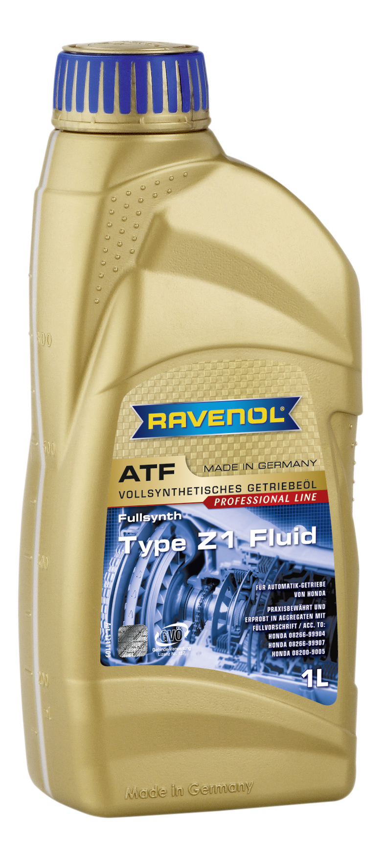 фото Трансмиссионное масло ravenol atf type z1 fluid 1л 1211109-001-01-999