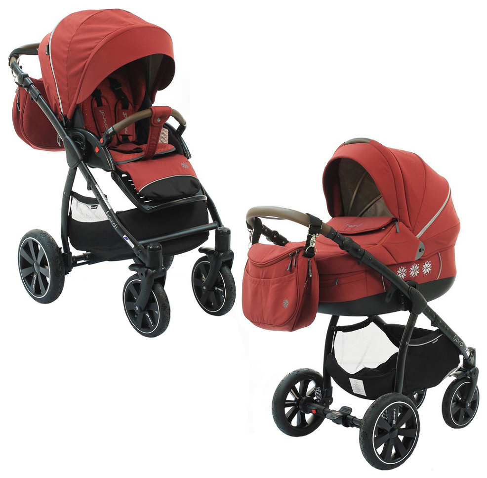 

Коляска 2 в 1 Noordi Fjordi Sport burnt rouge, Fjordi Sport