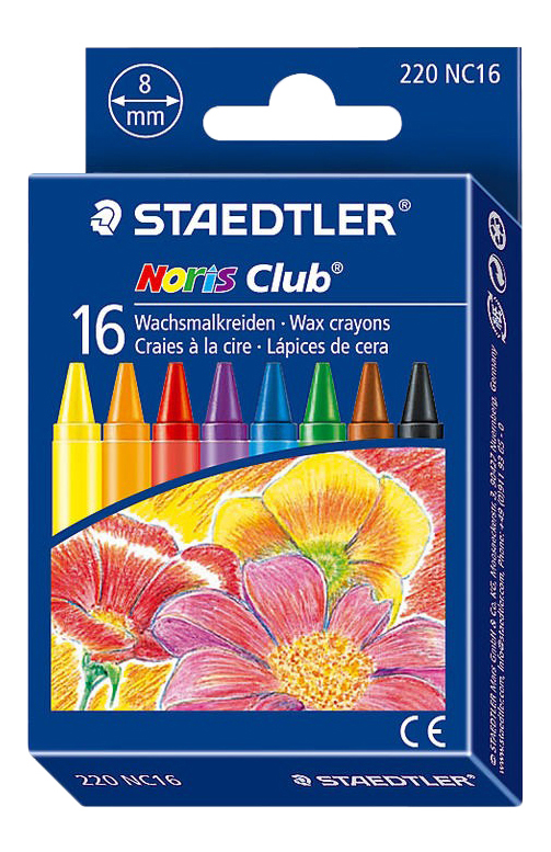 

Восковые мелки Staedtler Noris Club 16 цветов, Noris Club 16