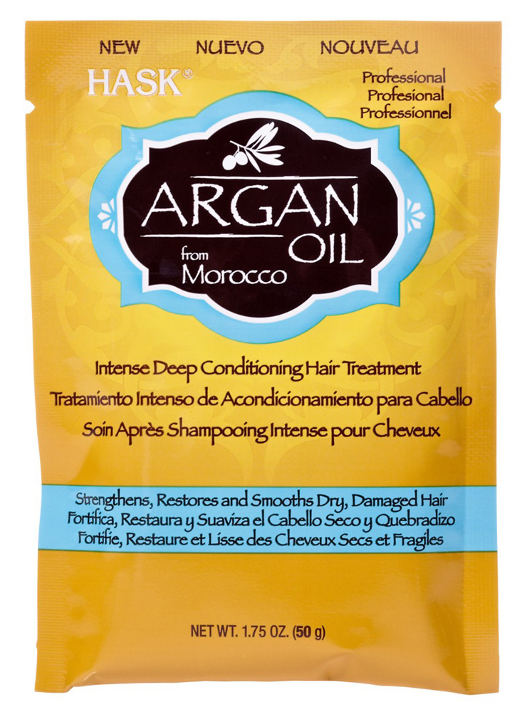 фото Маска для волос hask argan oil repairing deep conditioner 50 г