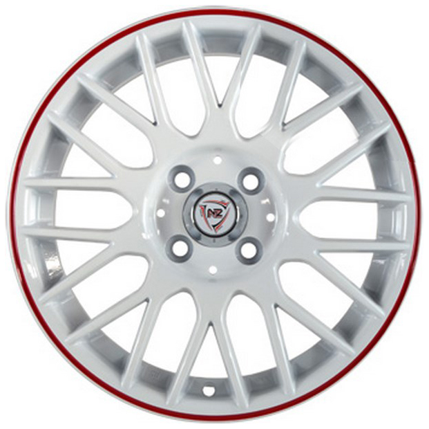 

Колесный диск NZ Wheels SH R16 6.5J PCD5x112 ET33 D57.1 (9129480), Белый;красный, sH668
