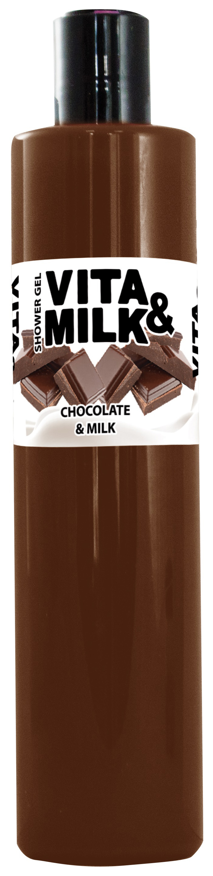 фото Гель для душа vita&milk шоколад и молоко 350 мл