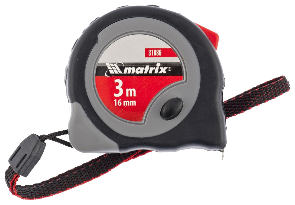 Рулетка MATRIX Continuous fixation 3мх16мм 31086 рулетка matrix magnetic 3мх16мм 31010