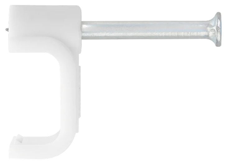 Скобы электроустановочные, 9 мм, прямоугольный профиль, 40 шт,// СИБРТЕХ крепежная скоба для кабеля сибртех 48178