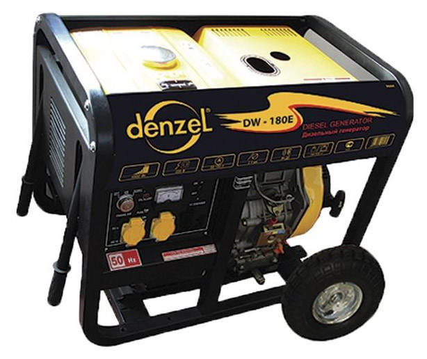 

Дизельный генератор Denzel DW180Е 94664, 94664
