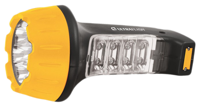 Туристический фонарь Ultraflash Akku Profi LED3818 желтый/черный, 2 режима