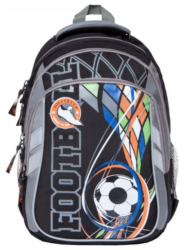 

Рюкзак детский Orange Bear V-57 Footboll черный - серый