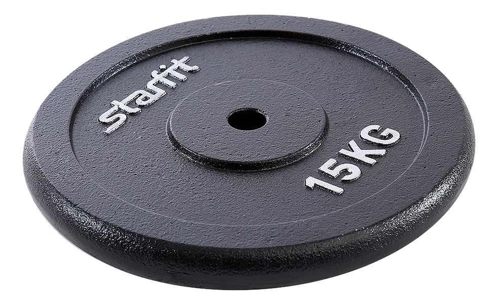 Диск для штанги StarFit BB-204 15 кг, 26 мм