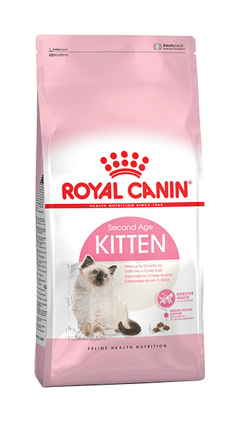 Сухой корм для котят ROYAL CANIN Second Age Kitten, от 4 до 12 месяцев, 2кг