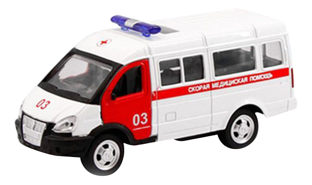 

Микроавтобус инерционный Автопарк Скорая помощь 1:50 Play Smart А74791, Белый;красный, Автопарк' - Скорая помощь