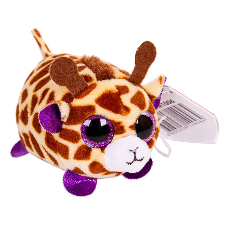 фото Мягкая игрушка abtoys жираф коричневый, 10 см