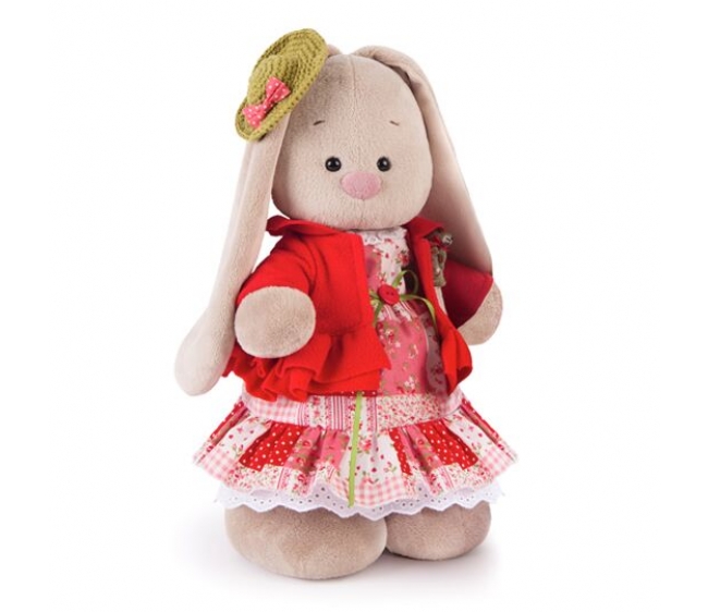 

Мягкая игрушка BUDI BASA Stm-217 Зайка Ми Маково-Красный Большая, Бежевый