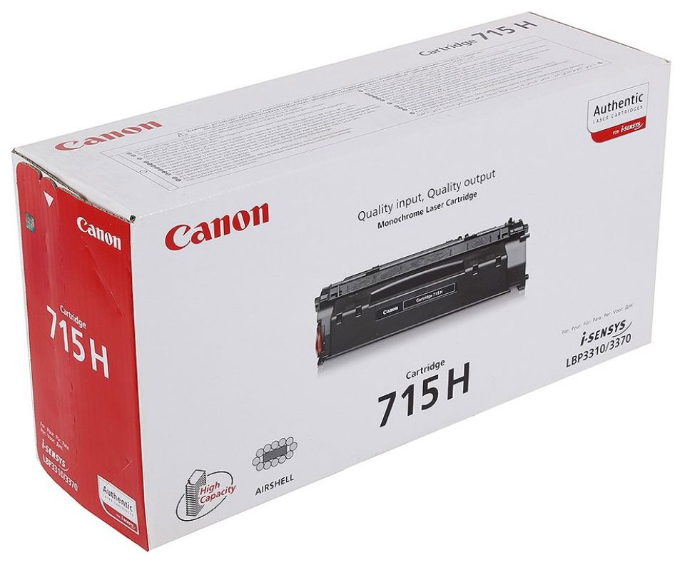 Картридж для лазерного принтера Canon 715H черный, оригинал