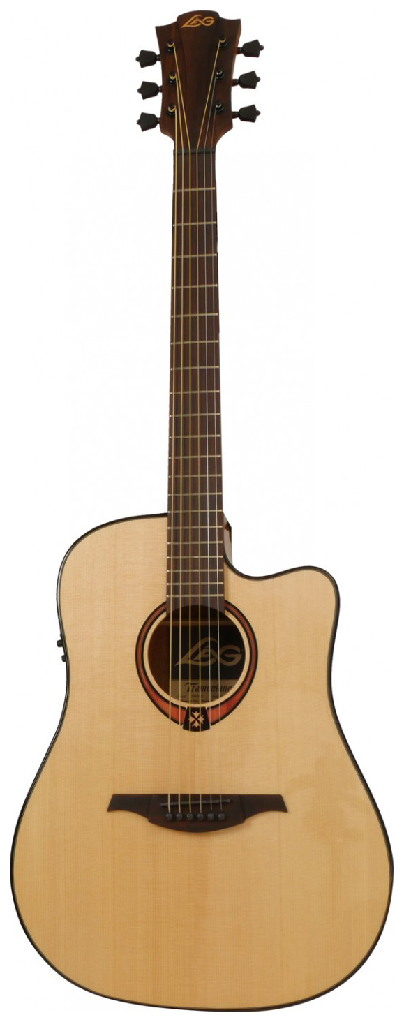 Электроакустическая гитара шестиструнная LAG T88DCE