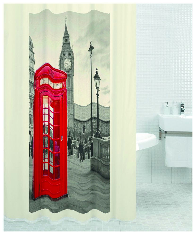 

Штора для ванны LONDON (Лондон) 180*200