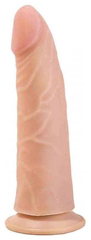 Классический фаллоимитатор на присоске 17,5 см