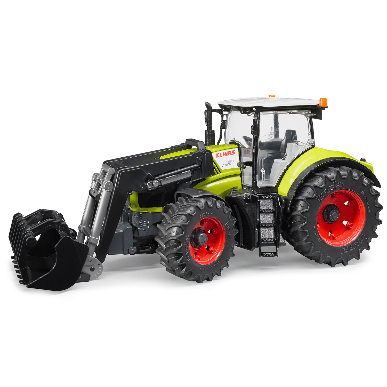 фото Трактор bruder claas axion 950 c погрузчиком 03-013