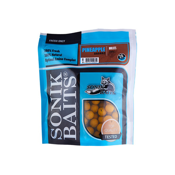 

Бойлы тонущие Sonik Baits "Pineapple", 20 мм, 0,75 кг, Pineapple