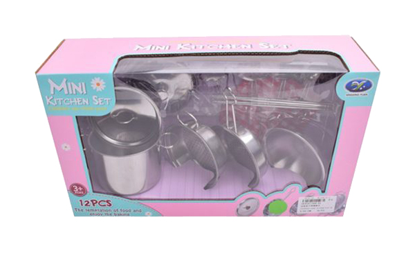 

Игровой набор Посуда мет., в компл.10 предм., кор.