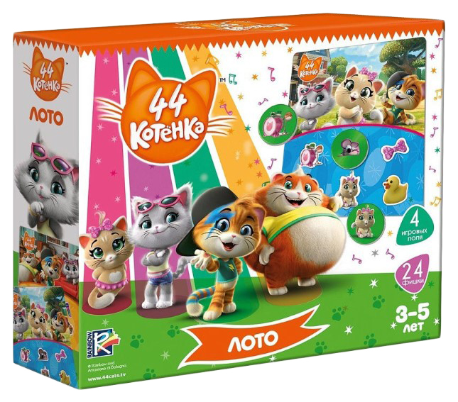 фото Игра настольная 44 котёнка лото vladi toys