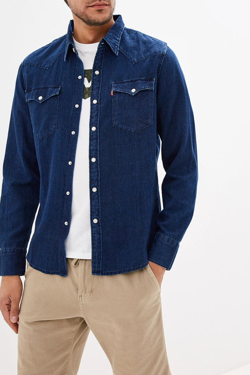 

Рубашка мужская Levi's® 6581603220 синяя, 6581603220