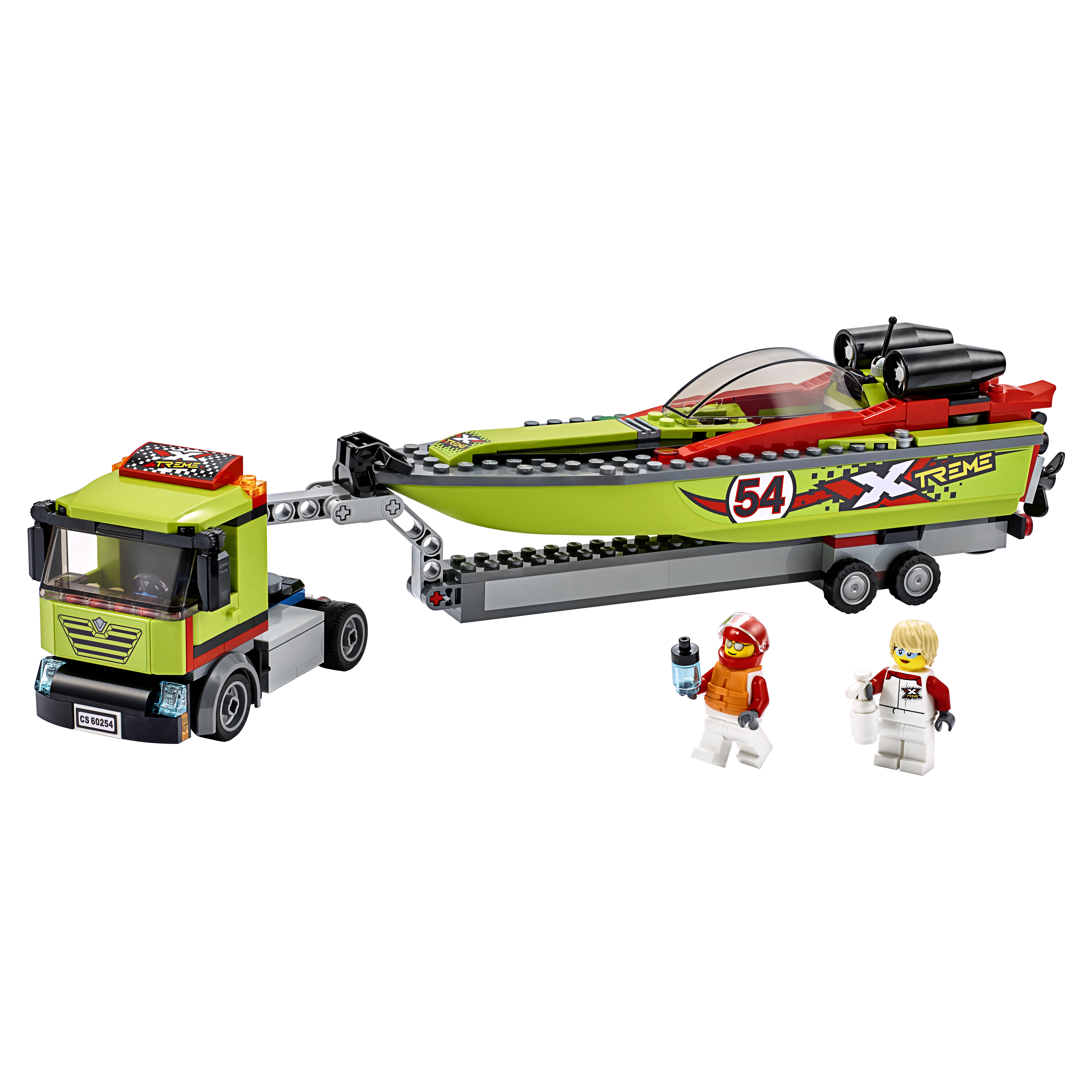 Конструктор LEGO City Great Vehicles 60254 Транспортировщик скоростных катеров