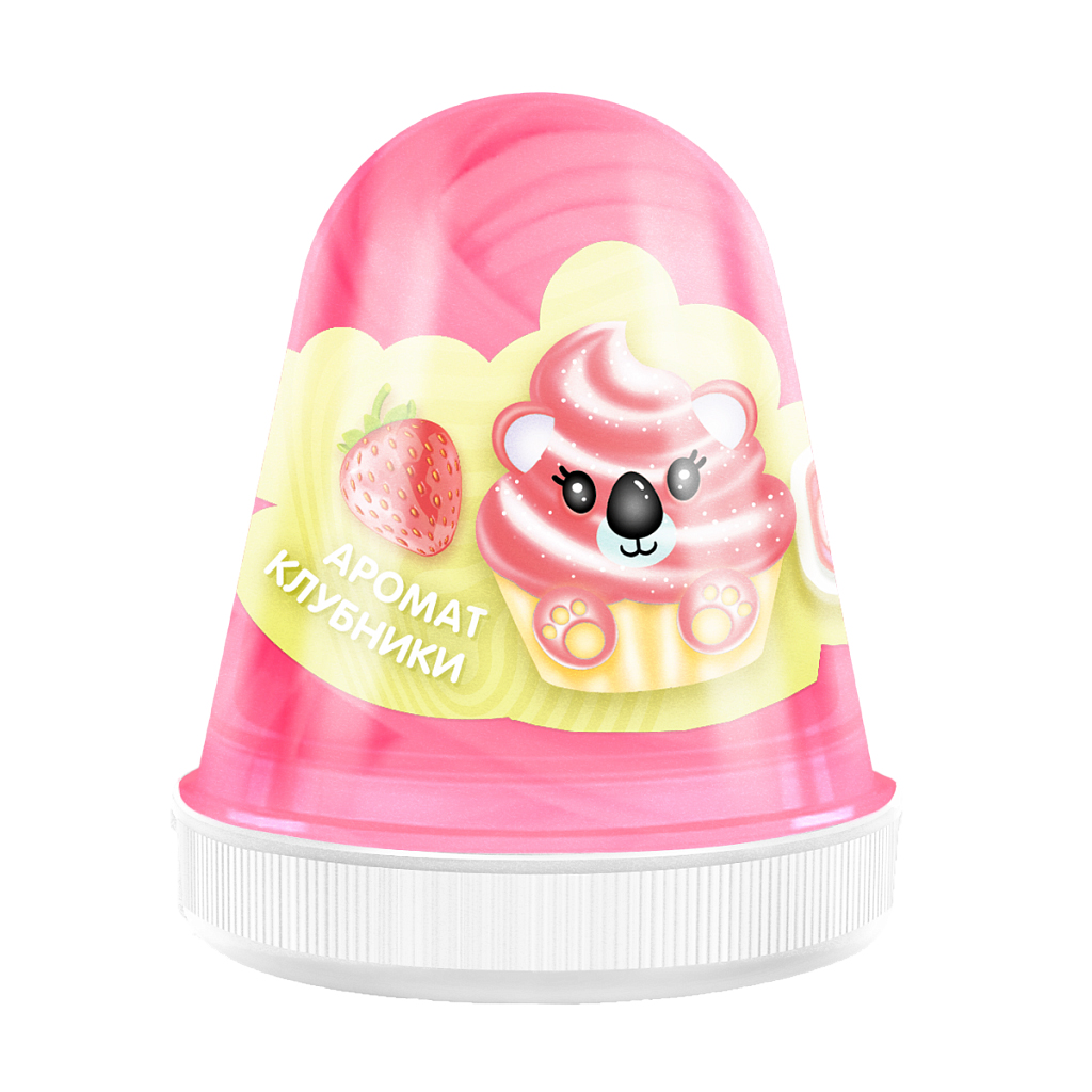 

Слайм MONSTER'S SLIME FL011 Fluffy Клубника розовый