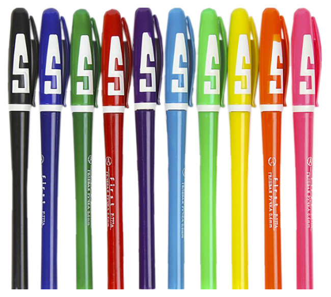 Набор ручек гелевых First 2691060, разноцветные, 0,5 мм, 10 шт.