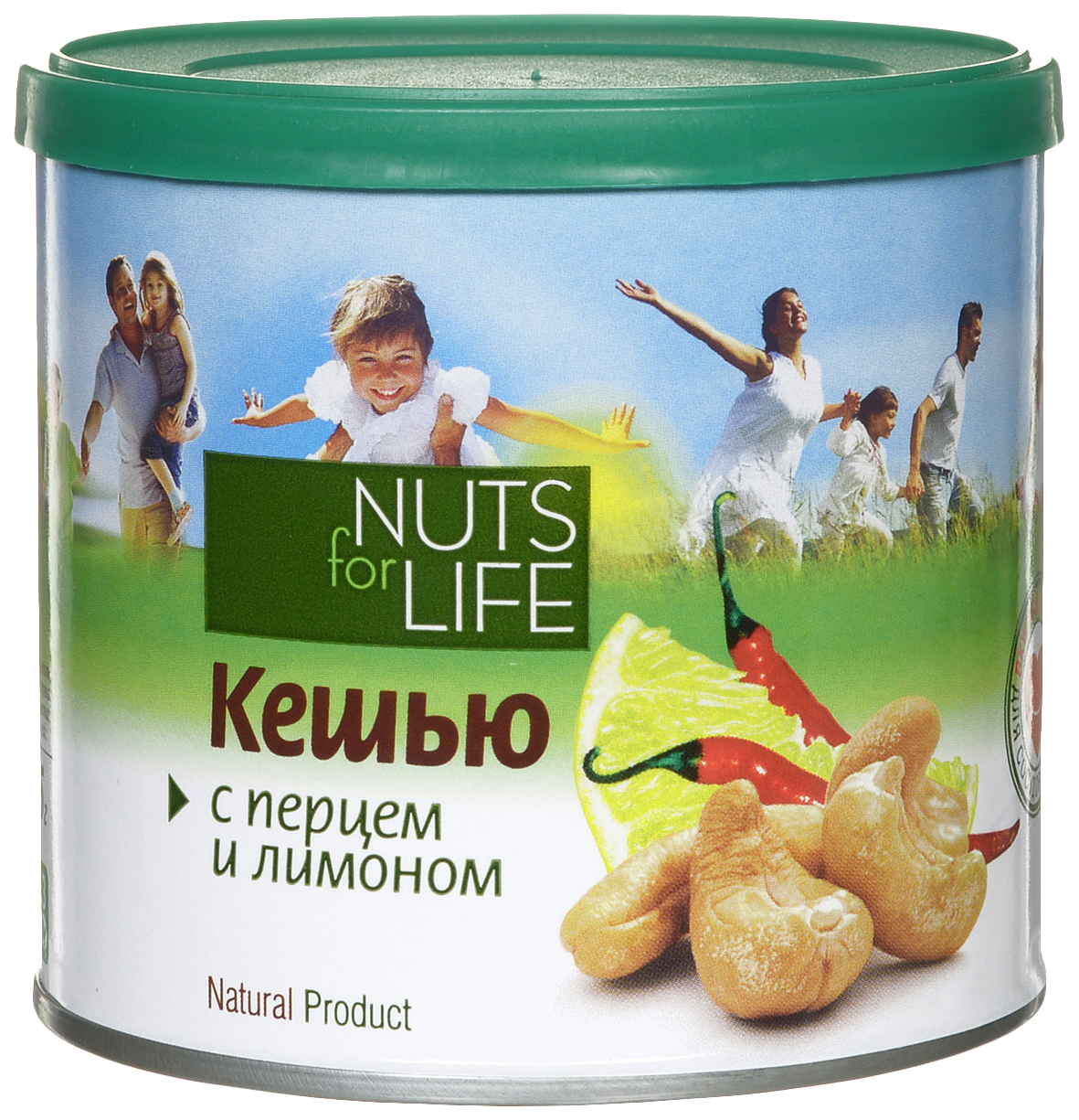 Кешью Nuts for life с перцем и лимоном