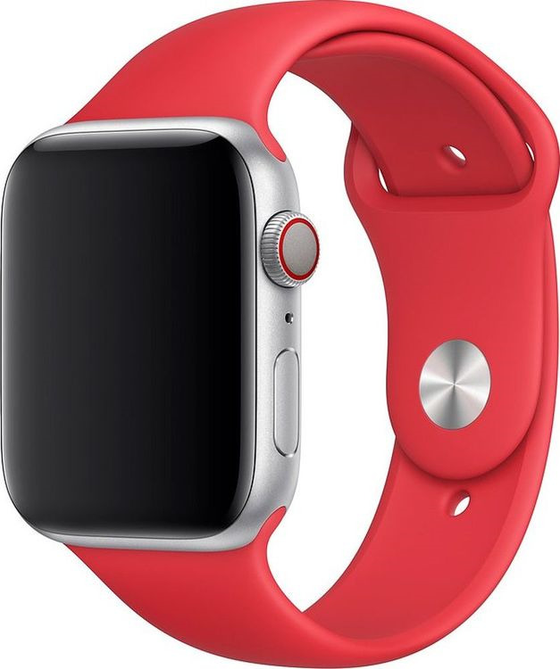 фото Ремешок gurdini sport band для apple watch 42/44 red