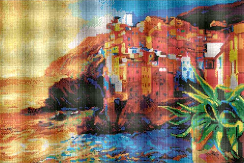 

Алмазная вышивка Белоснежка Побережье, 42x64 см, Побережье