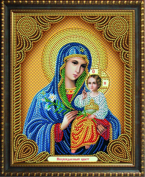 

Алмазная вышивка Алмазная Живопись Икона Неувядаемый Цвет, 22x28 см, Икона Неувядаемый Цвет