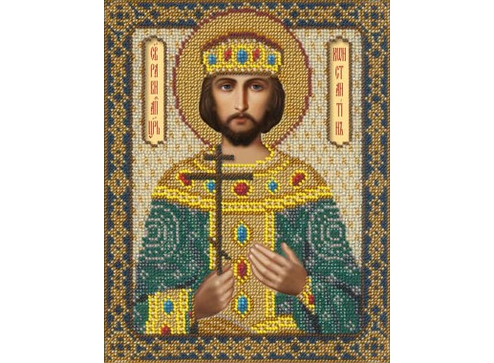 фото Набор вышивки бисером русская искусница святой константин
