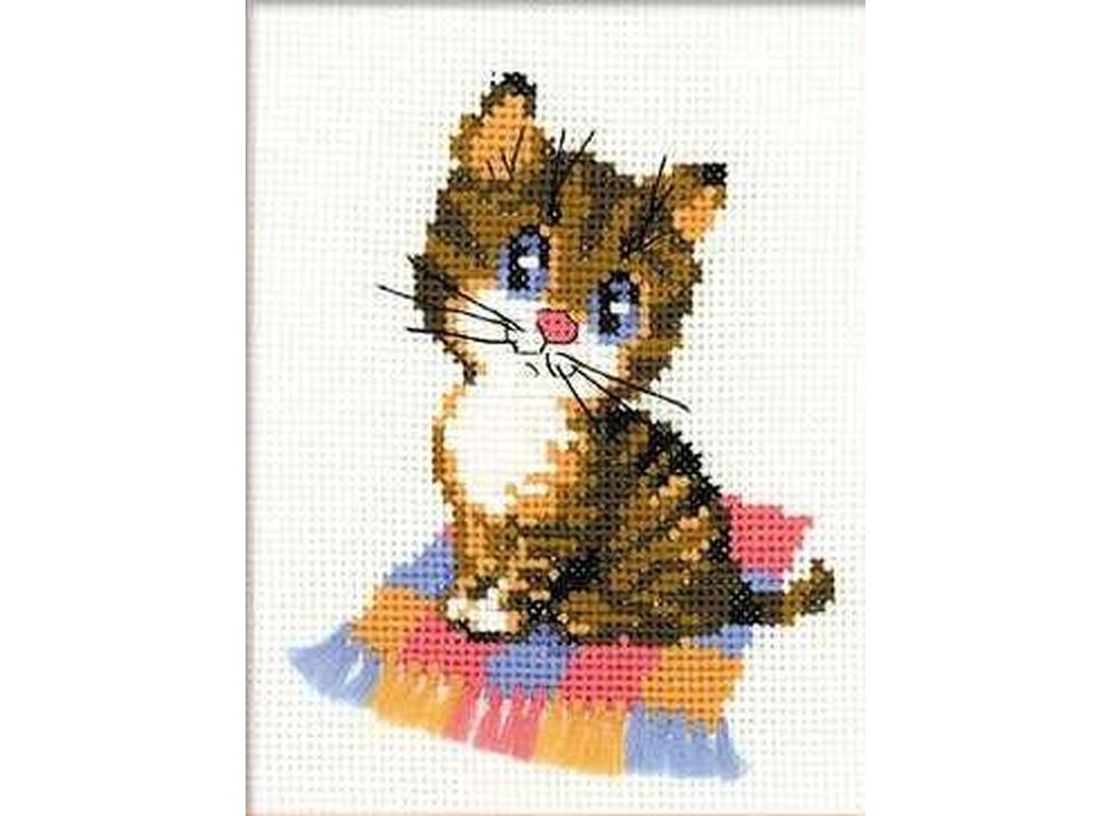 фото Набор для вышивания риолис котёнок
