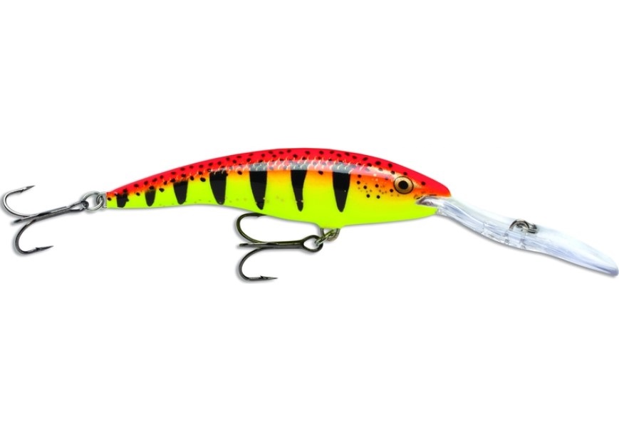 

Воблер Rapala Tail Dancer Deep 13 г, 90 мм, HT, 1 шт., Зеленый;красный, Tail Dancer Deep