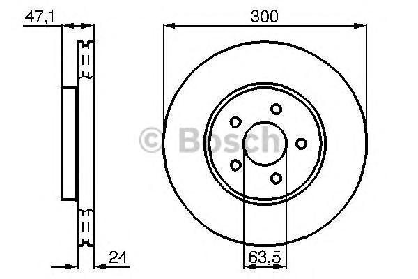 фото Тормозной диск bosch 0986478718