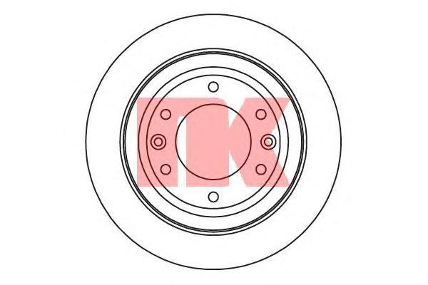 фото Тормозной диск nk 203437