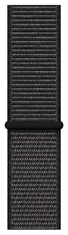 фото Ремешок для смарт-часов apple sport loop для apple watch 44 mm black (mtm72zm/a)