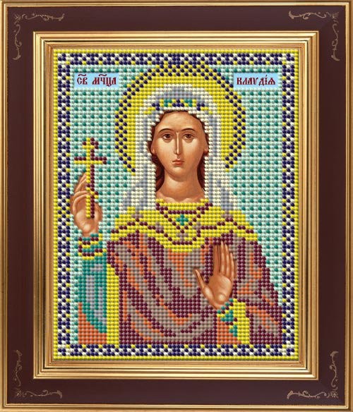 

Вышивка бисером Galla Collection М252 Св.Клавдия 12х15 см