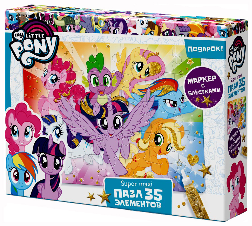 

Пазл Origami my little pony 35 деталей