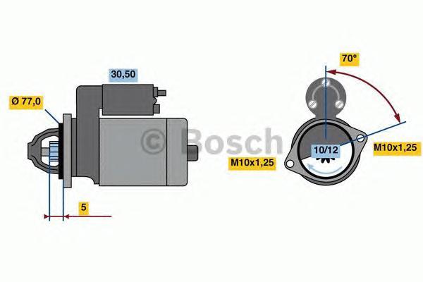 

Стартер BOSCH 0986022720