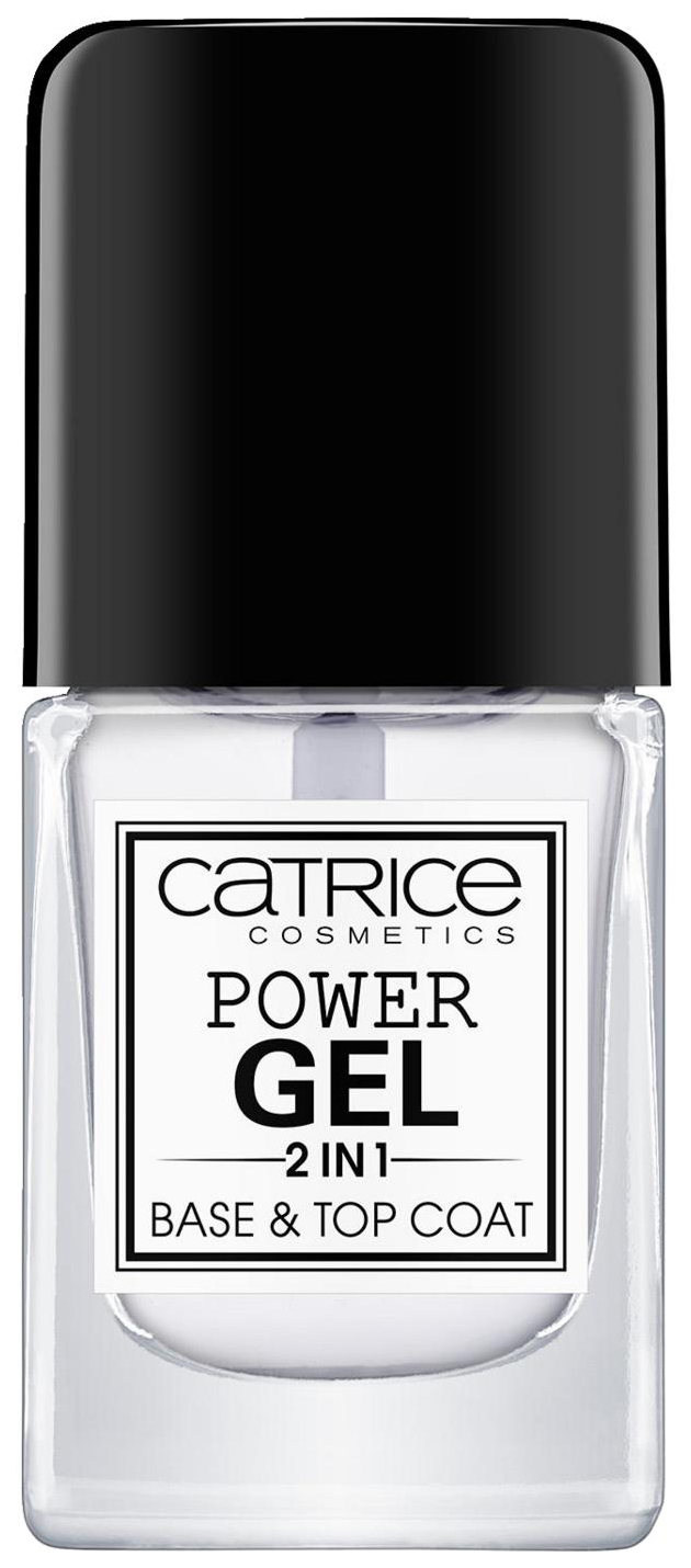 фото Закрепитель лака для ногтей catrice power gel 2in1 base & top coat 10 мл