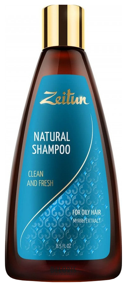 фото Шампунь для волос zeitun natural clean and fresh 250 мл
