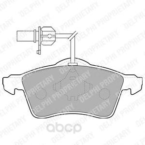 

Колодки тормозные Delphi LP1707