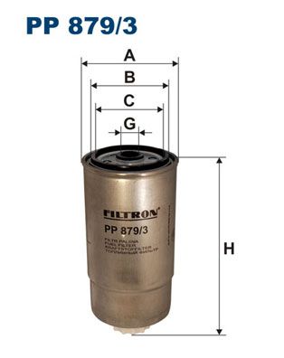 фото Фильтр топливный filtron pp879/3