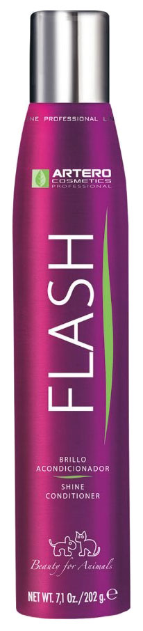 фото Кондиционер-спрей для кошек и собак artero flash блеск, универсальный, 300 мл