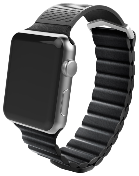 фото Ремешок для смарт-часов x-doria hybrid band для apple watch 42 mm; watch 44 mm black