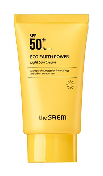 Солнцезащитное средство The Saem Eco Earth Power Light Sun Cream 50 мл солнцезащитное средство kora усиленная защита spf 50 150 мл