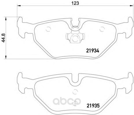 

Тормозные колодки HELLA PAGID/BEHR дисковые 8DB355008761